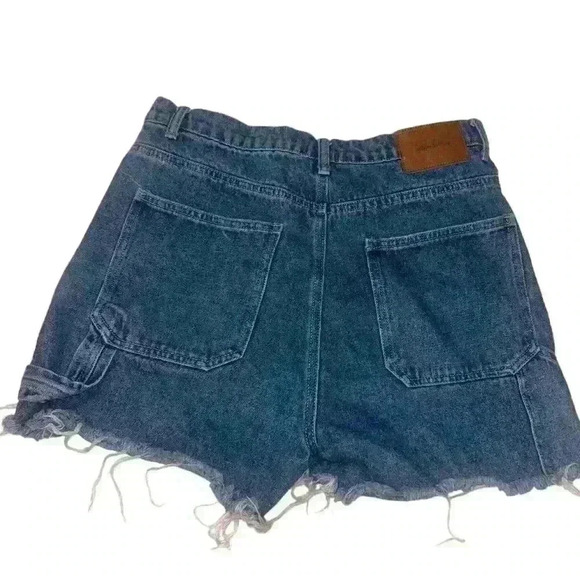 Simple Society Jean Shorts Size 29” Raw Hem High Rise Carpenter - Picture 4 of 5